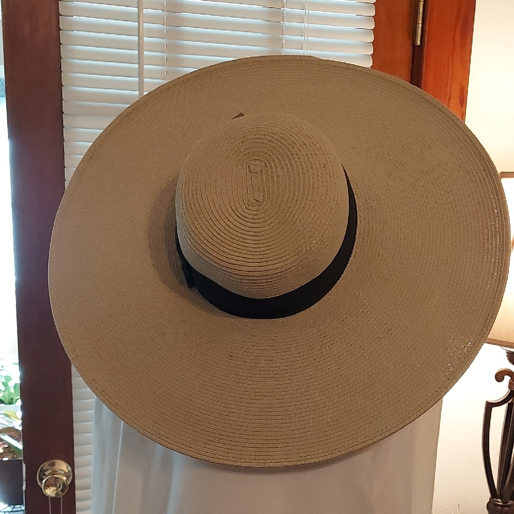San Diego Hat Company Cream Wide-Brim Hat